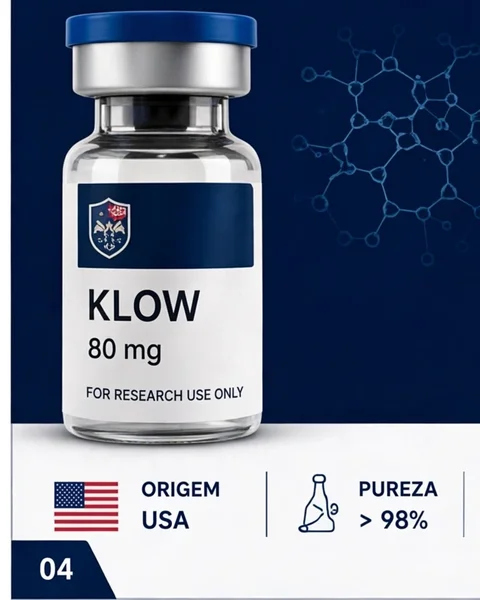 Frasco do peptídeo KLOW 80 mg