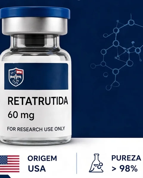 Frasco de Retatrutida 60 mg